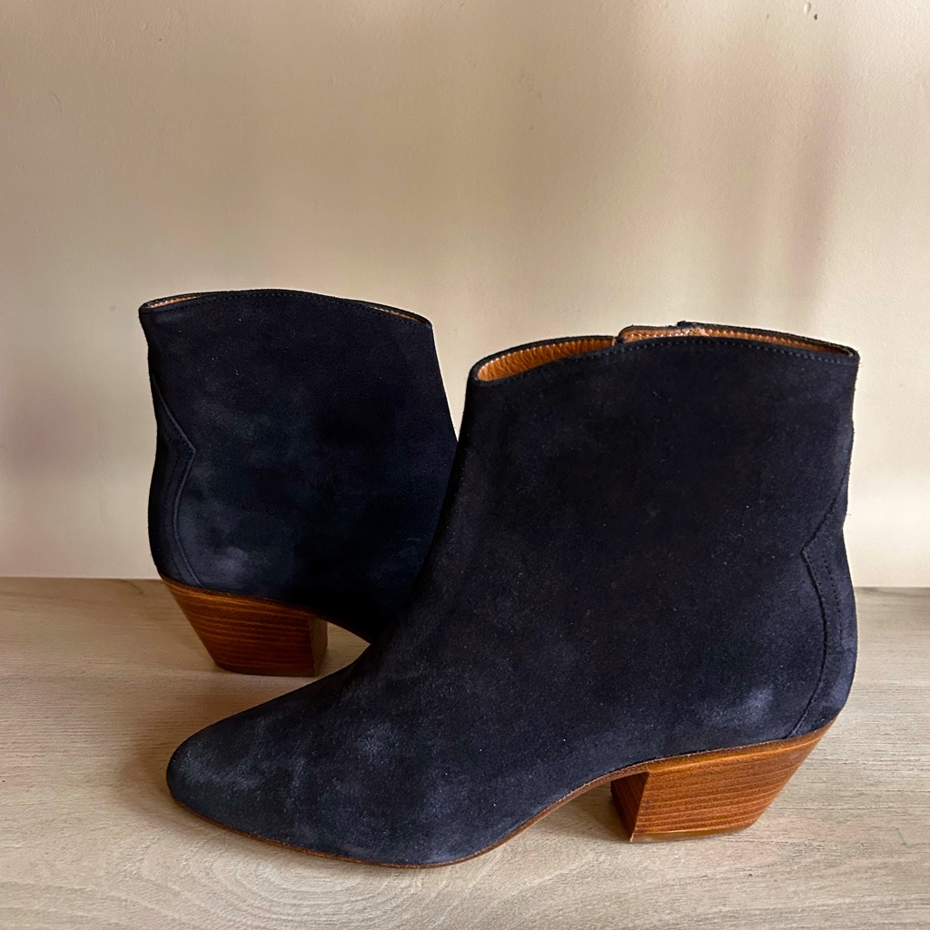 Isabel Marant Dacken Suede Ankle Boots